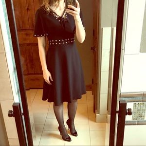 Kate Spade ♠️ Gold Studded Dress